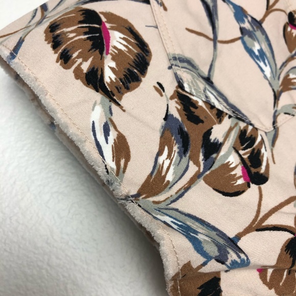 Madewell Floral print shorts neutral raw hem 26 - Picture 7 of 8